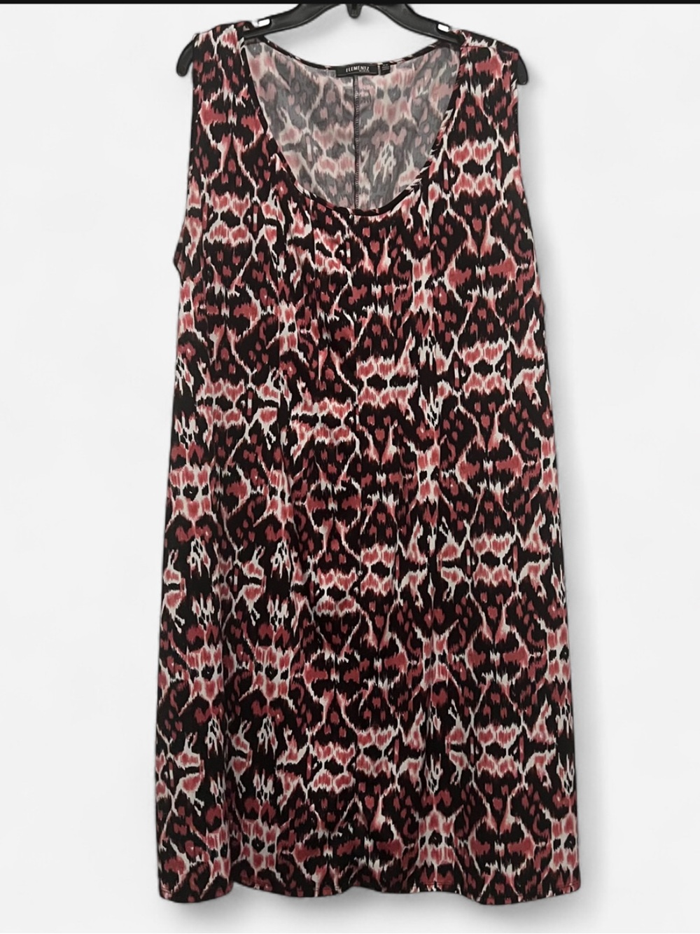 Elementz Vintage y2k Abstract Print Dress
